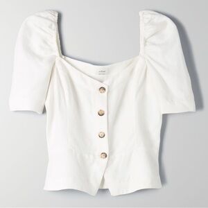 WILFRED BUTTON DOWN TOP